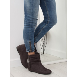 Gris Botas grises Mujer VQ-362 Gris 6