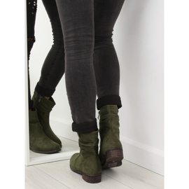 Botas de mujer verde 99-135 Oliva 2