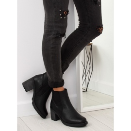 Botas negras con tacones anchos 1032-1 Negra negro 6
