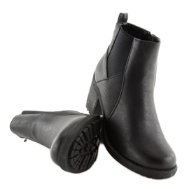 Botas negras con tacones anchos 1032-1 Negra negro 2 Botas negras con tacones anchos 1032-1 Negra negro 2