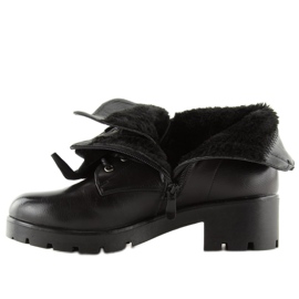 Negro Botas con tachuelas negro A1208 negro 2 Negro Botas con tachuelas negro A1208 negro 2