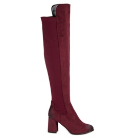 Botas VINCEZA granate rojo 5