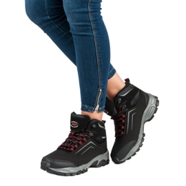 American Club Botas americanas de invierno para mujer negro 1