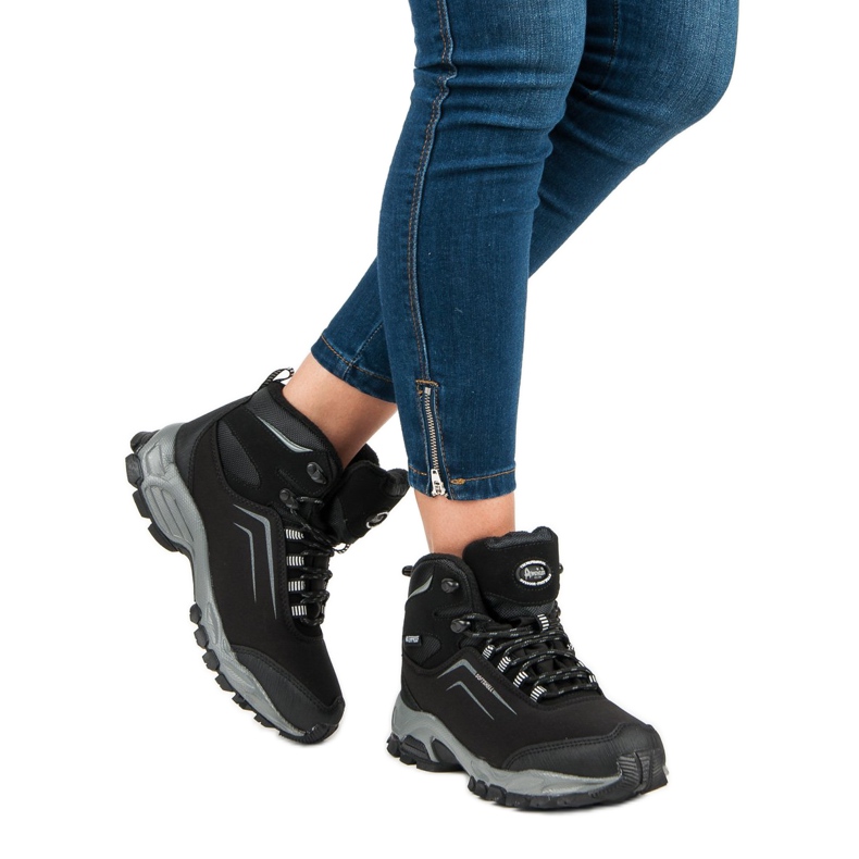 American Club Botas americanas de invierno para mujer negro 1
