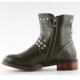 Bota militar verde A-30 Verde 6