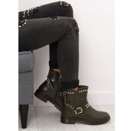 Bota militar verde A-30 Verde 7