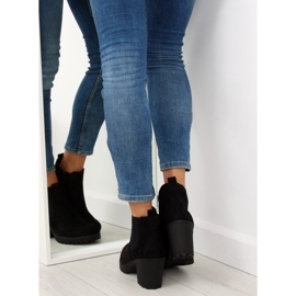 Botas negras con tacones anchos E5106 Negra negro 1