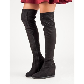 Kayla Botas de cuña negro 1 Kayla Botas de cuña negro 1