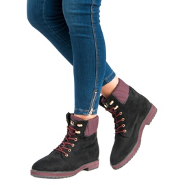 Ideal Shoes Tramperos negros 6