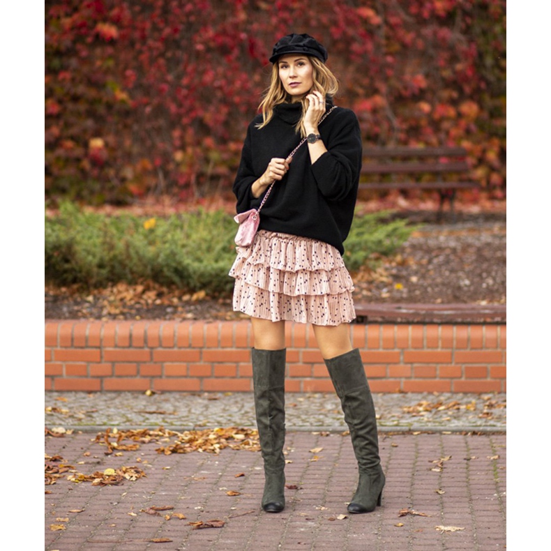 Botas de tacón VINCEZA verde 1 Botas de tacón VINCEZA verde 1