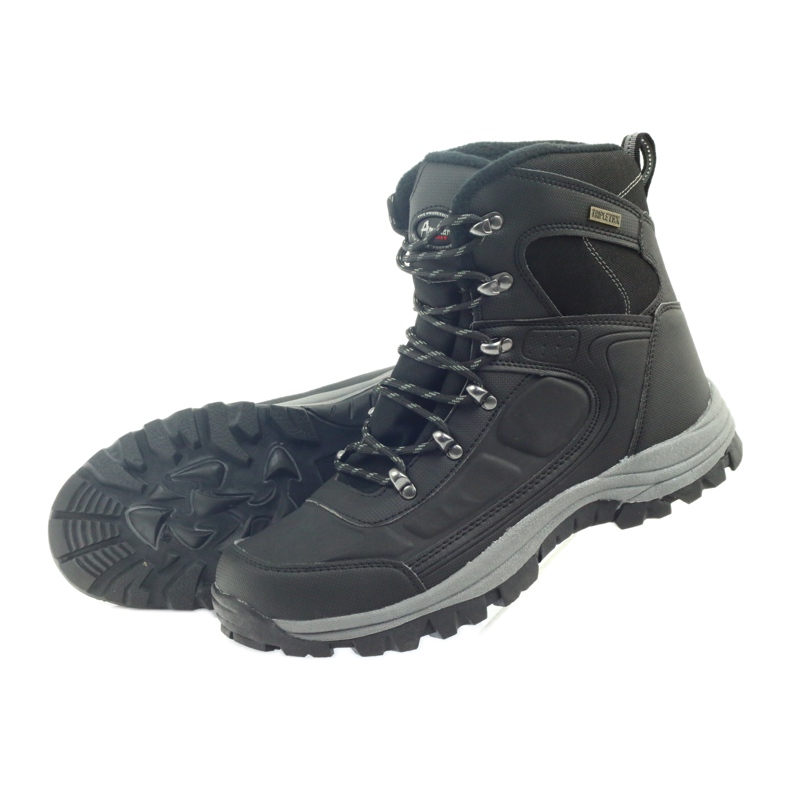 American Club Botas de invierno de trekking americanas con membrana negro 4