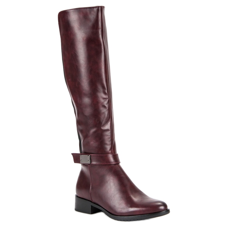 Botas VINCEZA granate rojo 1 Botas VINCEZA granate rojo 1