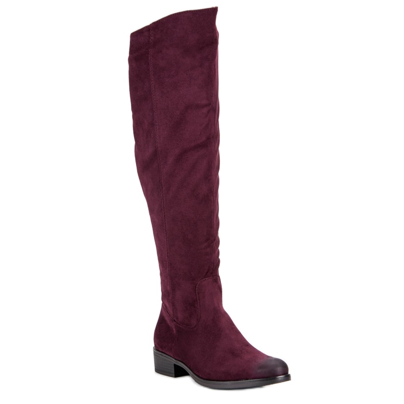 Botas VINCEZA granate rojo 1 Botas VINCEZA granate rojo 1