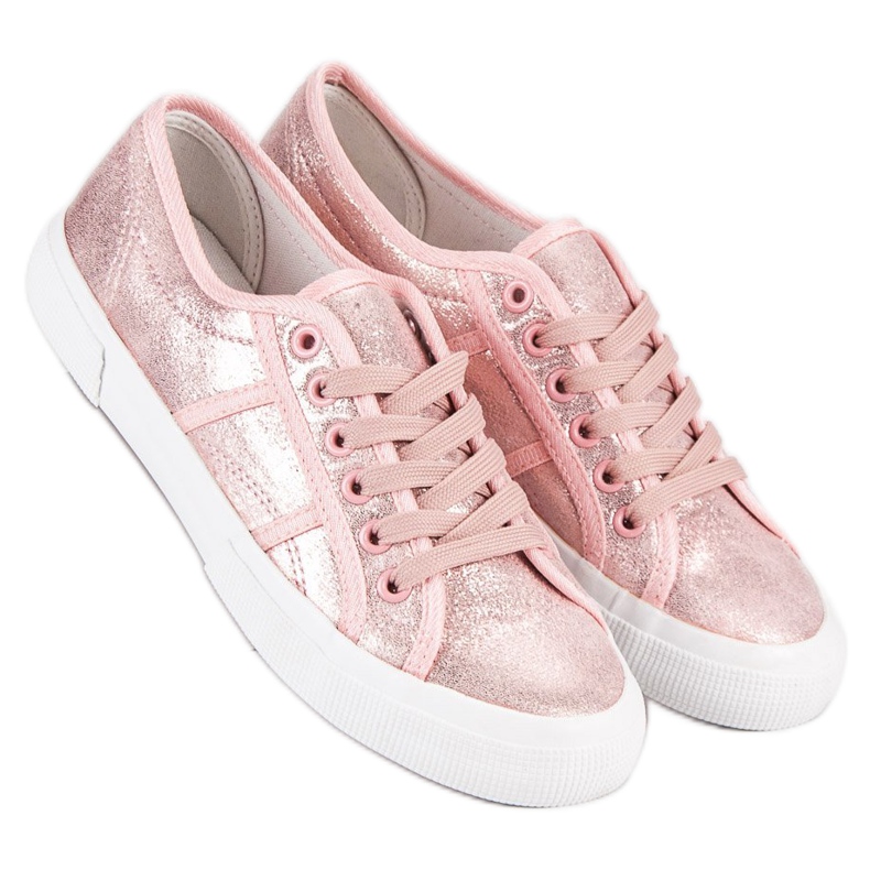 J. Star Zapatillas rosas con cordones 1