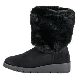Kylie Zapatos de invierno de moda negro 1