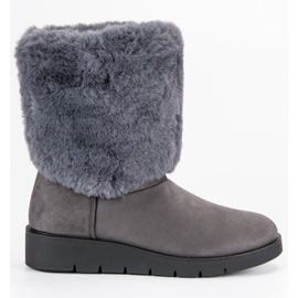 Kylie Zapatos de invierno de moda gris 1 Kylie Zapatos de invierno de moda gris 1