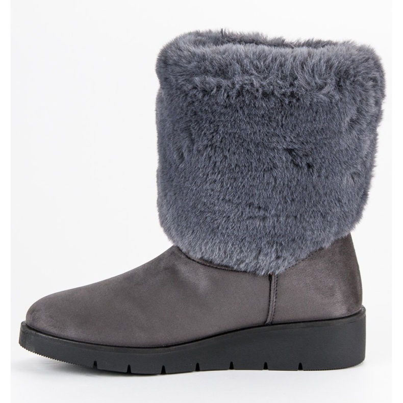 Kylie Zapatos de invierno de moda gris 2 Kylie Zapatos de invierno de moda gris 2