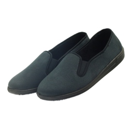 Befado zapatos de hombre zapatillas zapatillas 013M312 negro 3