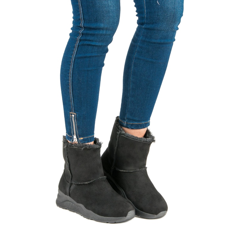 Botas de nieve negras negro 1