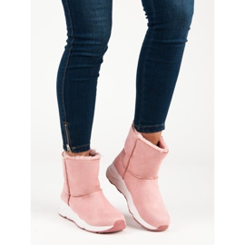 Botas de nieve rosas rosado 2