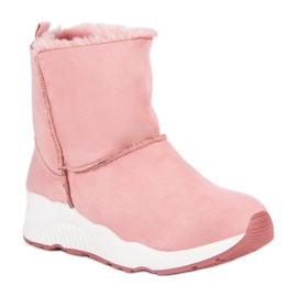 Botas de nieve rosas rosado 4