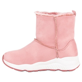 Botas de nieve rosas rosado 5