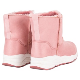 Botas de nieve rosas rosado 6