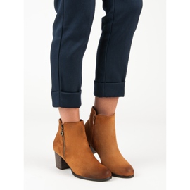 Botas de ante VINCEZA marrón 2