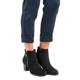 Botas de ante VINCEZA negro 2