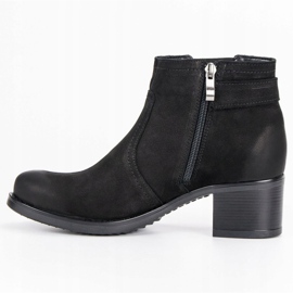 Botines Chelsea de piel VINCEZA negro 3