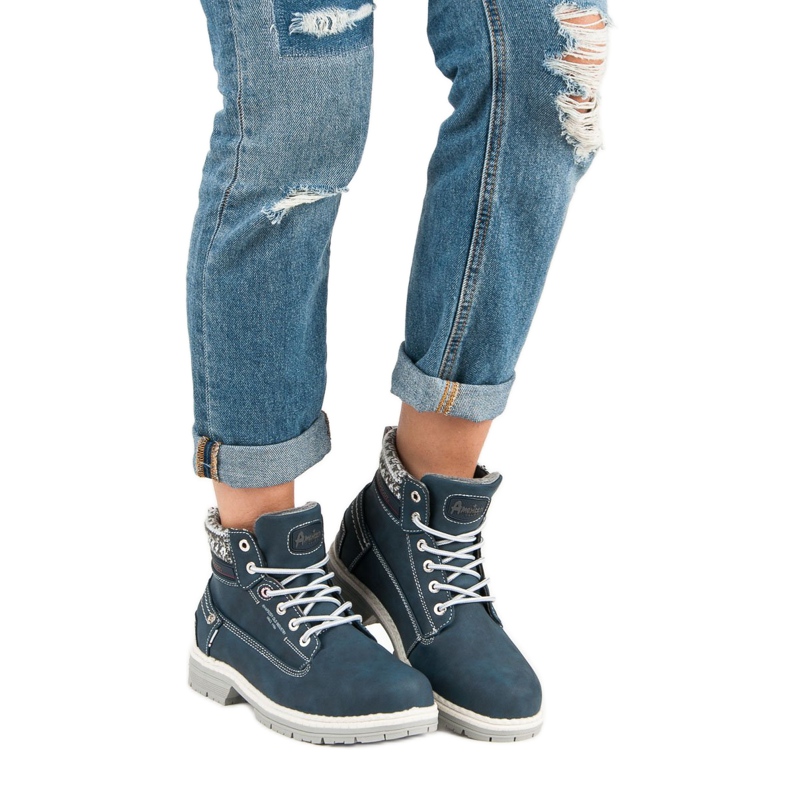 American Club Tramperos americanos femeninos azul 2