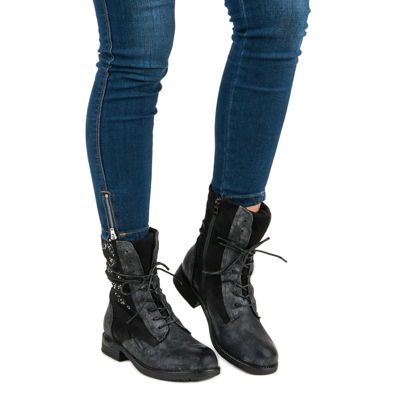 Kayla Trabajadores de moda negro 1