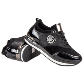 Aclys Zapatos deportivos atados negro 1 Aclys Zapatos deportivos atados negro 1