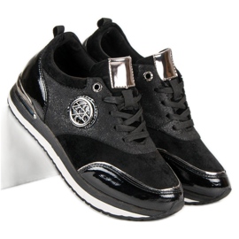 Aclys Zapatos deportivos atados negro 2 Aclys Zapatos deportivos atados negro 2