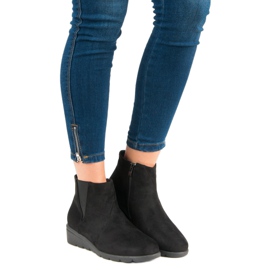 Kylie Botines de ante negro 5