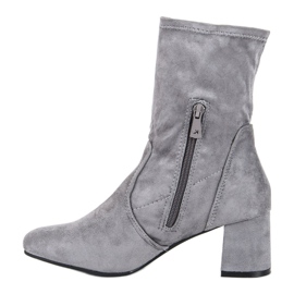 Kylie Botines de ante sin cordones gris 1 Kylie Botines de ante sin cordones gris 1