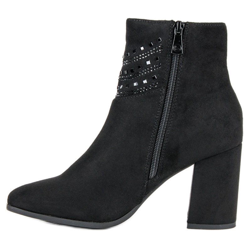 Kylie Elegantes botas negras negro 1