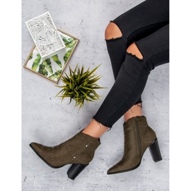 Kylie Botas de ante caqui multicolor verde 1 Kylie Botas de ante caqui multicolor verde 1