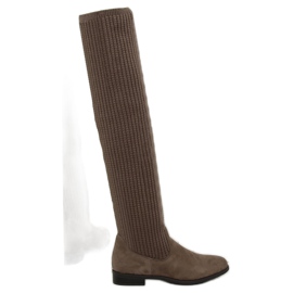 Bota mosquetero marrón BM102 kaki 1