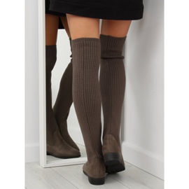 Bota mosquetero marrón BM102 kaki 2