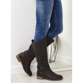 Botas de montar grises para mujer 439-PG Gris 5