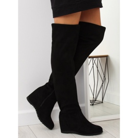 Botas de cuña negras 0-68 negras negro 6