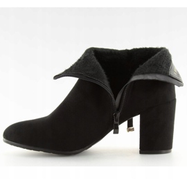 Negro YL56 Botas negras de tacón alto 2 Negro YL56 Botas negras de tacón alto 2