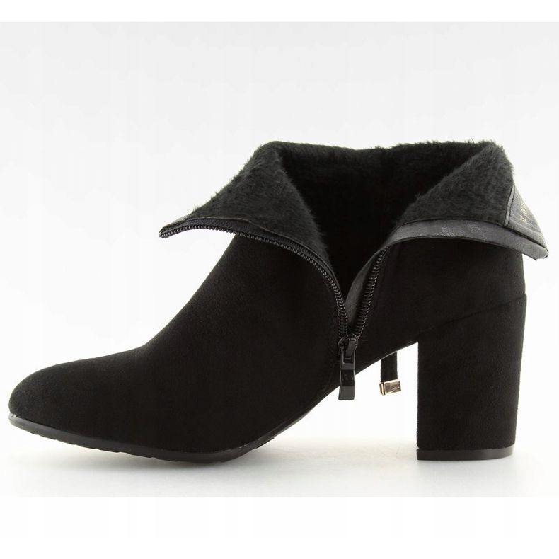 Negro YL56 Botas negras de tacón alto 2 Negro YL56 Botas negras de tacón alto 2