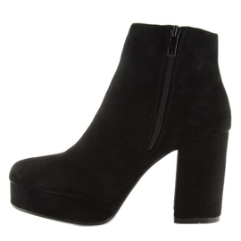 Black YQ208 Botas de plataforma negras negro 2 Black YQ208 Botas de plataforma negras negro 2