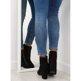 Botas con tacón estable negro SP03 Negro 1 Botas con tacón estable negro SP03 Negro 1