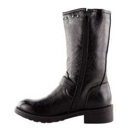 Botas negras para mujer 7317-PG Black negro 1 Botas negras para mujer 7317-PG Black negro 1