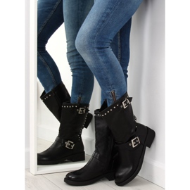 Botas negras para mujer 7317-PG Black negro 4