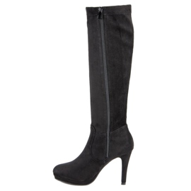 Small Swan Botas de mujer sexy negro 2