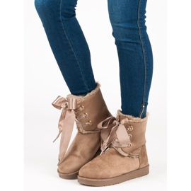 Kylie Botas de nieve atadas marrón 5